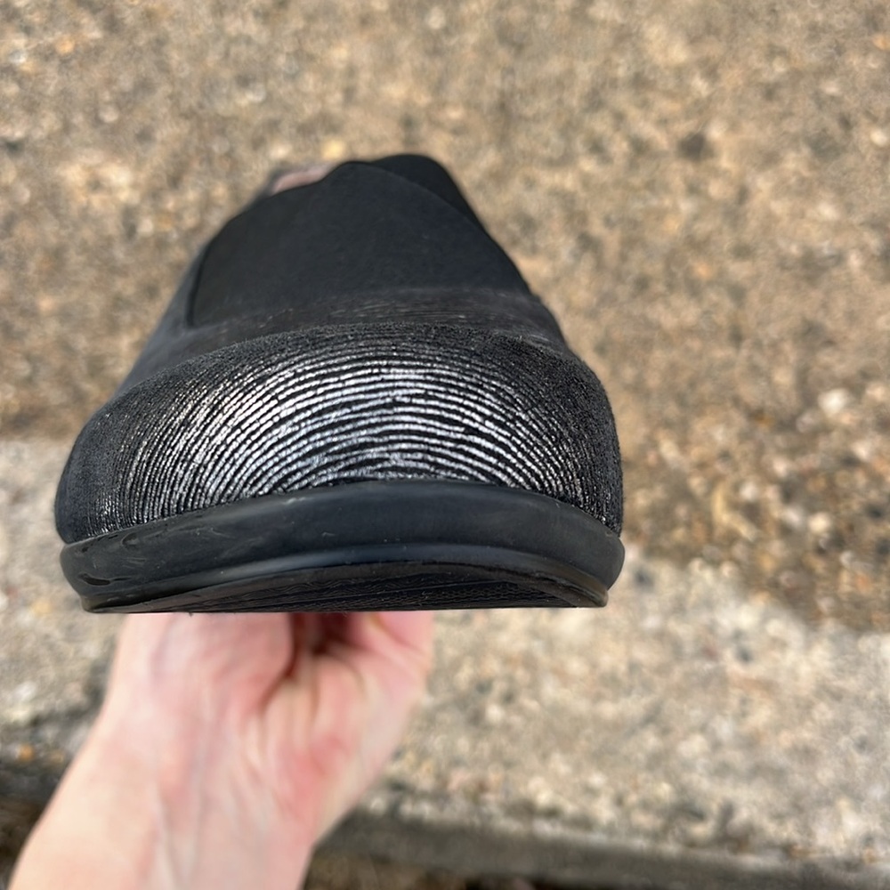 Dansko Metallic Black Flats - Picture 3 of 13